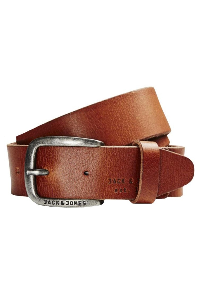 JJIPAUL JJLEATHER BELT NOOS 12111286 Mocha Bisque